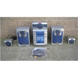 Complete Aiwa stereo system with surround sound