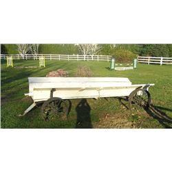 Antique horse drawn farm cart