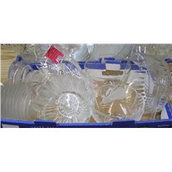 Vintage crystal and glass serving pieces