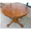 Image 1 : Antique oak round table