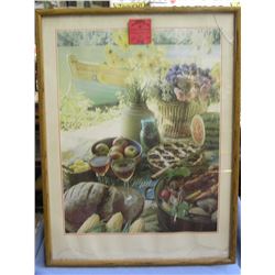 Festive decorative print