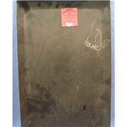 Vintage cast metal serving tray