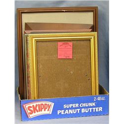 Large box full of vintage frames