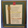 Image 1 : Vintage Scroll and honor award in beautiful gold frame