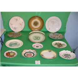 Large collection of decorative and collector plates