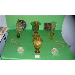 Large collection of early art glass and more