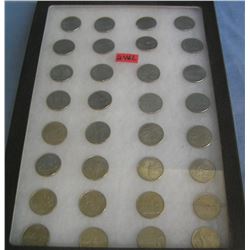Large collection of US state quarters