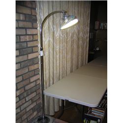 Mid century modern chrome floor lamp