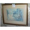 Image 1 : Virgin Islands matted and framed print signed L. Gluck