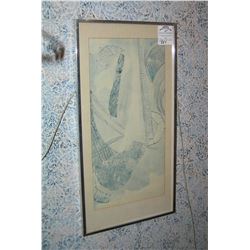 Vintage framed print