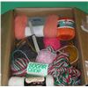 Image 1 : Large box of yarn and needles