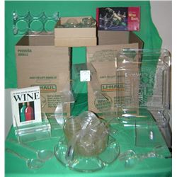 2 boxes full of vintage Lucite