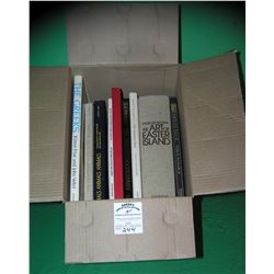 Large box full of vintage estate books