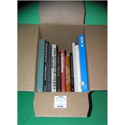 Large box full of vintage estate books