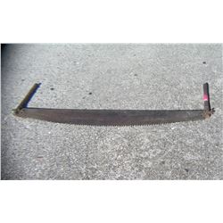 Antique 2 man saw circa early 1900's