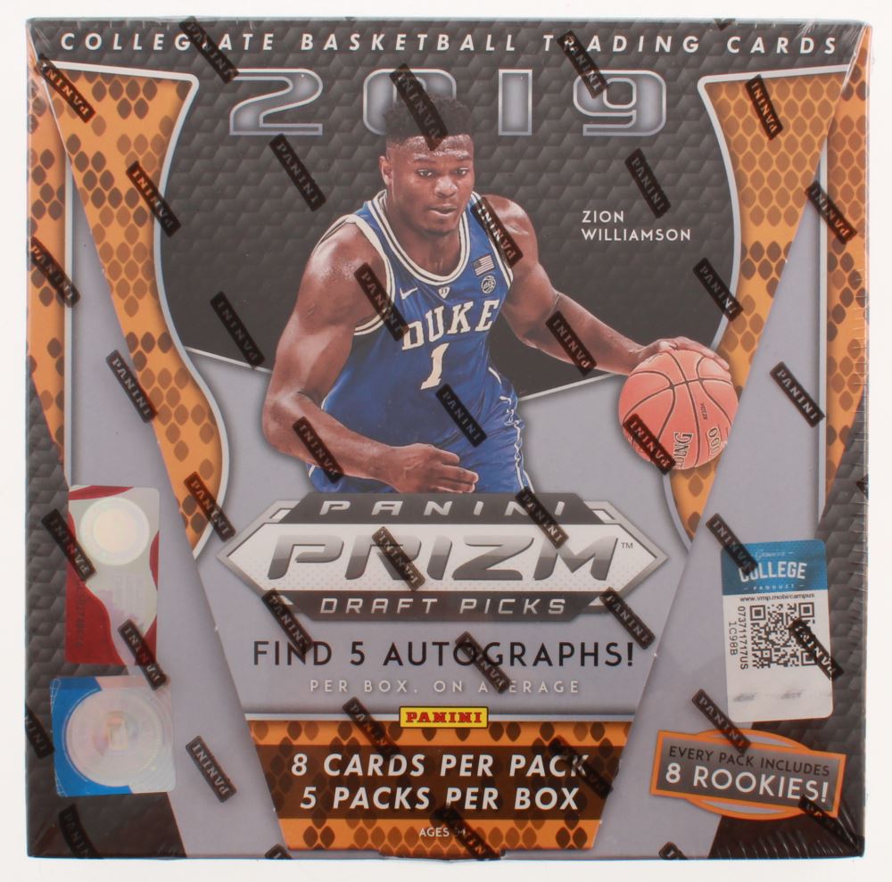 2019 20 Panini Prizm Draft Picks Basketball Hobby Box Factory