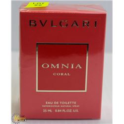 BVLGARI OMNIA CORAL EAU DE TOILETTE 25ML