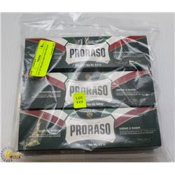 LOT OF PROASO SHAVING CREAM