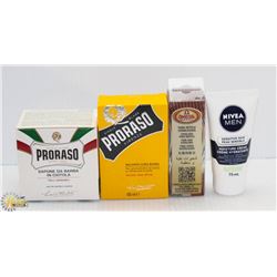 BAG OF ASSORTED MENS WELLNESS ITEMS