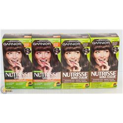 LOT OF GARNIER NUTRISSE #500 MEDIUM BROWN HAIR DYE
