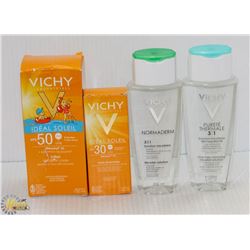 BAG OF ASSORTED VICHY SKIN CARE