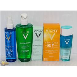 BAG OF ASSORTED VICHY SKIN CARE