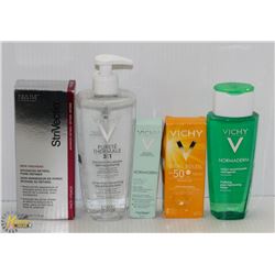 BAG OF ASSORTED VICHY SKIN CARE