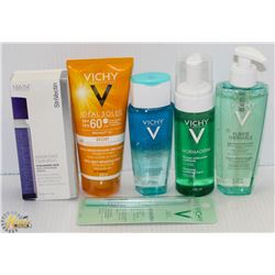 BAG OF ASSORTED VICHY SKIN CARE