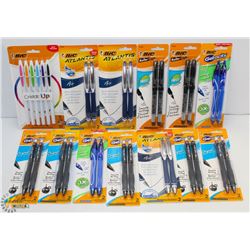 BAG OF ASSORTED NEW PENS