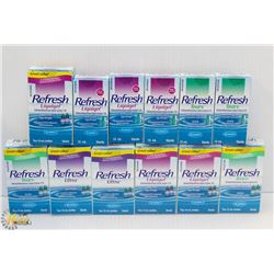 BAG OF REFRESH LUBRICANT EYE DROPS