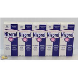 BAG OF 5 NIZORAL ANTI-DANDRUFF SHAMPOO 120ML