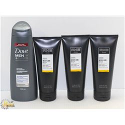BAG OF 3 AXE STYLING GEL & DOVE MEN CARE SHAMPOO