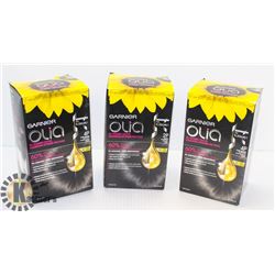 LOT OF 3 ASSORTED GARNIER OLIA HAIR DYE
