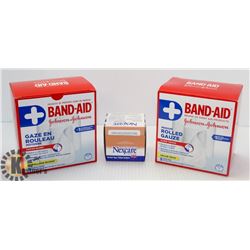 BAG OF ASSORTED BANDAGES