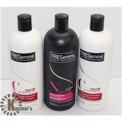 LOT OF 3 TRESEMME SHAMPOO AND CONDITIONER
