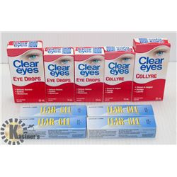 BAG OF ASSORTED EYE DROPS