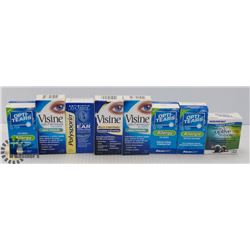 BAG OF ASSORTED EYE DROPS