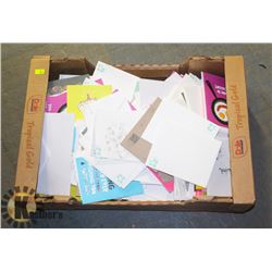 BOX OF ASSORTED GREETING CARDS