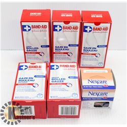 BAG OF ASSORTED BANDAGES