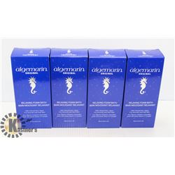 BAG OF 4 ALGEMARIN 500ML RELAXING FOAM BATH