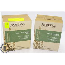 LOT OF 2 AVEENO DAILY MOISTURIZING BATH SALTS