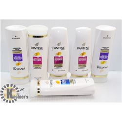 BAG OF ASSORTED PANTENE SHAMPOO & CONDITIONER