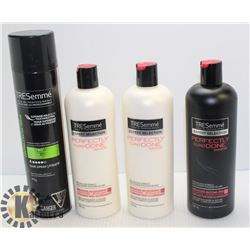BAG OF TRESEMME SHAMPOO, CONDITIONER & HAIRSPRAY