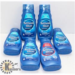 BAG OF SELSUN BLUE ANTI DANDRUFF SHAMPOO.
