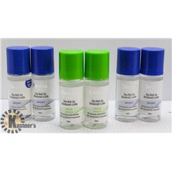 BAG OF ASSORTED OMBRA ROLL ON DEODORANT