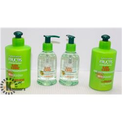 BAG OF GARNIER FRUCTIS LEAVE IN CONDITIONER & ANTI