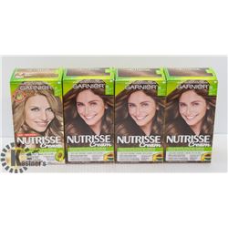 LOT OF 4 GARNIER NUTRISSE ASSORTED HAIR DYE