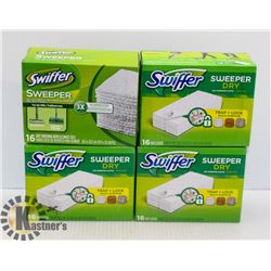 BAG OF SWIFFER SWEEPER DRY CLOTHS