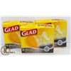 Image 1 : LOT OF ASSORTED GLAD GARBAGE BAGS,