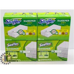 BAG OF SWIFFER SWEEPER DRY CLOTHS